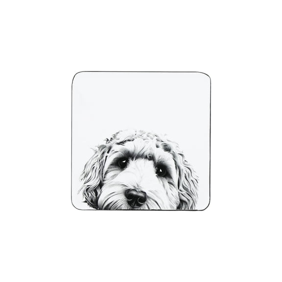 Pavilion Gift Company - Dog - 4.25" Drink Cup Coaster Dog Doggy Puppy K9 Dog Mom Dog Dad Dog Lover Kitchen Home Decor Housewarming Gift