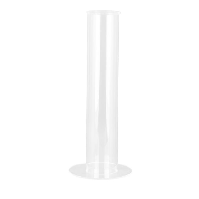 Cylinder Shape Vertical Hair Band Hair Clasp Storage Rack Jewelry Bracelet Display Stand Display Organizer Holder (Transparent-25cm)