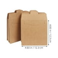 thumbnail image 2 of OULII 100pcs Keepsake Envelopes CD Envelopes Kraft Paper Light Brown Storage Users with Large Collections, 2 of 8