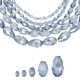 thumbnail image 1 of Uxcell 328 PCS Cuentas de Cristal en Forma de Gota, Cristal AB Facetado de 3x5mm para Collar, Pulsera, Aretes, Suministros de Manualidades de Joyería DIY, Gris Claro, 1 of 7
