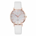 thumbnail image 2 of Reloj de cuarzo para mujer, relojes para mujer vansvar Reloj de pulsera casual de cuarzo con correa de cuero para mujer Reloj de pulsera, 2 of 3