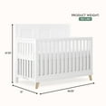 thumbnail image 6 of Evolur Audrey Convertible Crib Stardust, 6 of 7
