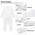 thumbnail image 6 of DISNIMO Giraffes Blossom Pajamas for Kids Girls 7-8 Pajama Girl 2 Piece Pajama Set for Boys Kids Pjs Long Sleeve and Pants Animal Print for Kids Crewneck Nightwear With Pocket, 6 of 6