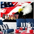 thumbnail image 7 of luoshd Independence Day Decorations Congratulations Independence Day Banner Holiday Party Decorations Hanging Flags Patriotic Decorations Photo Backdrops, 7 of 7