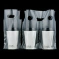 thumbnail image 2 of 200pcs Disposable Beverage Packaging Bags Transparent Coffee Cup Holder Portable Takeout Pouch (24cm), 2 of 8