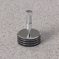 thumbnail image 3 of 1 Pcs Pointes de Haut-Parleur en Acier Inoxydable, Ampli Audio Hifi, Support d'Isolation, Cône Réglable en Hauteur M10, 3 of 7