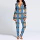 thumbnail image 4 of Pijamas navideños para adultos, mono Sexy con espalda al trasero para mujer, ropa de dormir cálida con botones de Anime de Papá Noel, Otoño e Invierno, 4 of 4