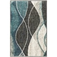 thumbnail image 3 of Unique Loom Autumn Collection Area Rug - Plantation (2' x 3' 1" Rectangle Blue Gray/Black), 3 of 7