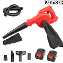 WERCHTAY Cordless Leaf Blower 350CFM Vacuum Handheld Electric Leaf Blower 2*2.0ah Battery
