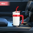 thumbnail image 2 of 40 OZ Tumbler with Handle Leak Proof Reusable Water Bottle, 2 of 8