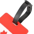 thumbnail image 3 of LOLIPPYY 2-Pack Canada Flag Luggage Tags Name Labels Suitcase Identifier Accessories, 3 of 6