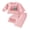 Pink, variant on RUINIXCW Toddler Baby Girl Birthday Outfit Long Sleeve Sweatshirt Pants 2 Pcs Set