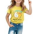 thumbnail image 1 of FYEGRE T-shirt Enfant 67 Mèmes Cool Imprimé Graphique Col Rond pour Garçons Confortable Quotidien Décontracté Vêtements Jeunesse Haut Jaune 12-18 Mois, 1 of 4