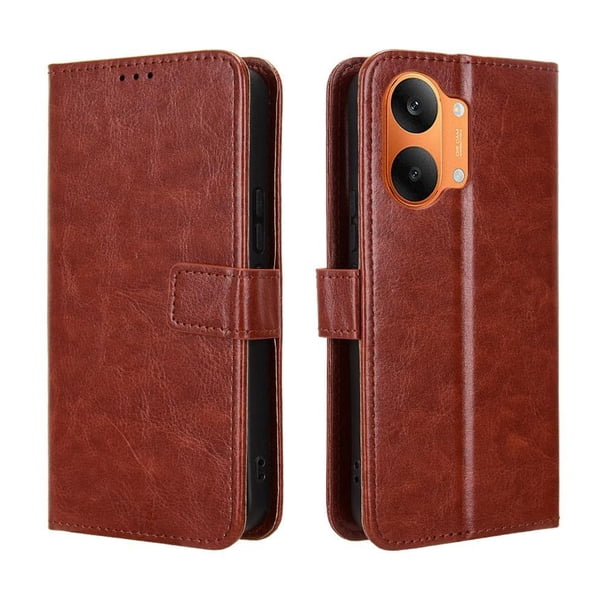 Funda tipo libro para Xiaomi Redmi Turbo 5 Max 5G, cartera todo‑en‑uno, funda multifuncional con tarjetero y correa de muñeca desmontable