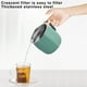 thumbnail image 4 of Aparatos de cocina, Accesorios de cocina, Utensilios de cocina, Utensilios de cocina, Taza de media luna de acero inoxidable 304, Taza de alto valor, Taza separadora de escoria, Taza de té, Taza de ac, 4 of 8