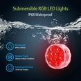 thumbnail image 5 of iMounTEK Submersible Lights Underwater Waterproof LED Pond Lights Remote Garden Pool Party Color Changing Christmas Decoration Lighting(4 Packs), 5 of 8
