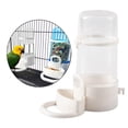 thumbnail image 1 of automático para pájaros, alimentador de botellas, recipiente para beber, dispensador de alimentos para colgar en una jaula de pájaros para - blanco Salvador Comedero para pájaros, 1 of 7