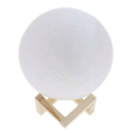 

15cm 3D Printed Colorful Change LED Night Light Press Switch