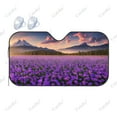Large Field Of Colourful Flowers Car Windshield Cover Sun Shade