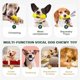 thumbnail image 2 of Indestructible Dog Toys, Dog Chew Toys For Aggressive Chewers, Strong Squeaky Interactive Toys For Medium/large Dogs (yellow), 2 of 5