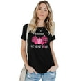 thumbnail image 5 of VILOVE Women Breast Cancer T-Shirt In October We Wear Pink Ribbon Shirts Pumpkin Graphic Tees Casual Halloween Tops, 5 of 8