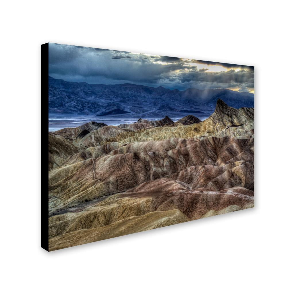 Trademark Fine Art "Death Valley" Canvas Art by Pierre Leclerc