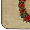 thumbnail image 4 of Borzoi Christmas Flowers Dish Drying Mat 14 in x 21 in, 4 of 5