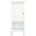 thumbnail image 3 of SAFAVIEH Jezabel One Cabinet End Table w/ Pull Out Tray, White, 3 of 5