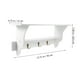 thumbnail image 4 of Estantería flotante de pared con gancho para el hogar., 4 of 8