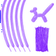 thumbnail image 1 of Globos morados Tilco Balloons 260 globoflexia 100 pzas Látex biodegradable, 1 of 3
