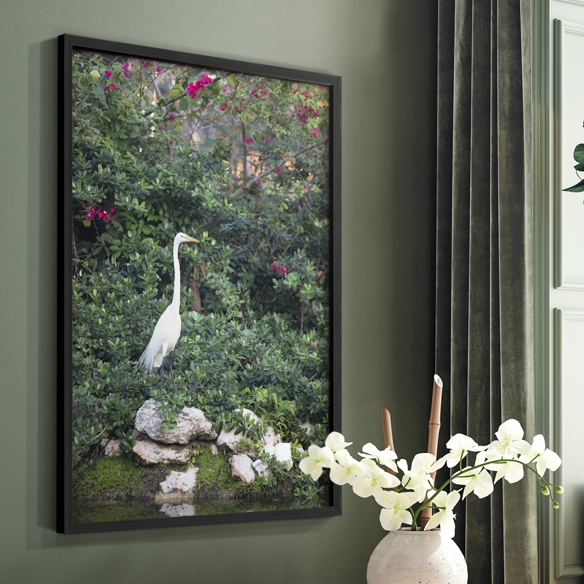 Matisse MDCCCXXI Framed Print in Black Solid Wood 16 x 20 Framed Print