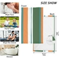 thumbnail image 3 of Dreamtimes Colorful Stripes Bath Hand Towel Soft Cotton Highly Absorbent Fingertip Towels for Bathroom Beach Kitchen Sports Gym Yoga Travel (2-Pieces Towel Sets, 28x16 inch), 3 of 7