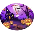 thumbnail image 6 of Halloween Pumpkin Moon Christmas Tree Skirts 36", Xmas Tree Cloth Mats Trees Skirts for Decor Gift, Home Decoration, 6 of 6