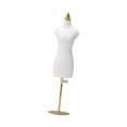 thumbnail image 4 of Siruishop Mannequin Décoratif de Couture pour Poupée, Forme de Robe, Décoration pour Exposition, Bureau, Maison, m et Base Dorée, 4 of 8