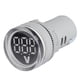 thumbnail image 2 of Voltímetro digital con pantalla LED redonda para bricolaje, CA 12-500 V Blanco, 2 of 9