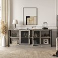 thumbnail image 4 of Towallmark Durable Television Stand, MDF Board Metal Gray, 63.00 x 18.30 x 25.00", 84 lbs, 4 of 8