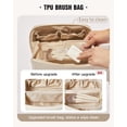 thumbnail image 3 of Bolsa de cosméticos EACHY Travel, bolsa de maquillaje impermeable (blanca), 3 of 9