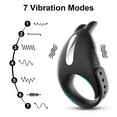 thumbnail image 3 of XBONP Vibrating Penis Ring, G Spot Rabbit Vibrator Rechargeable Penis Ring Vibrator with 7 Vibration Modes, Silicone Sex Toy for Man, 3 of 6
