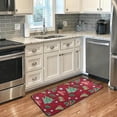 thumbnail image 4 of Coolnut Christmas Kitchen Rug, 39"x20" Anti Fatigue Kitchen Floor Mat, Non Slip Waterproof Long Standing Mat Throw Kitchen Runner Rug for Kitchen Washroom Bedroom, 4 of 7