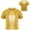 Gold, variant on Sholeno Kid Boys Girls Jazz Hip Hop Modern Dancewear Festival Party Dance Tops Sparkly T Shirt Tees Red 2-6