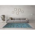 thumbnail image 3 of Ahgly Company Indoor Rectangle Oriental Light Blue Industrial Area Rugs, 2' x 4', 3 of 4