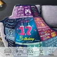 thumbnail image 3 of 20th Birthday Gifts for Girls Throw Blanket 50"x60" 20 Year Old Girl Birthday Gift Soft Blanket for Couch Bed 20th Birthday Decorations for Girls Best Teenage Girl Gifts for 20 Year Old Girls, 3 of 6