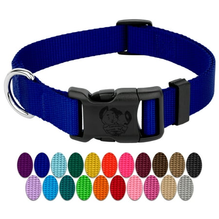 Country Brook Petz | Vibrant 23 Color Selection | Deluxe Nylon Dog Collar (Medium, 3/4 Inch