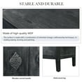 thumbnail image 4 of Aukfa Accent Storage Cabinet TV Stand with Carved Door for Living Room,Entryway,Black, 4 of 7