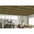 thumbnail image 4 of Dundee Deco's Rustic Antique Brass Traditional Glue Up/Drop In Ceiling Panels, 2 ft. X 2 ft. (4 sq ft.) each, Pack of 50, 4 of 5