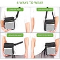 thumbnail image 4 of Bolsa de golosinas para entrenamiento de perros, bolsa de golosinas para perros con entrenamiento con clicker para perros, bolsa de golosinas para mascotas con cinturón, correa para el hombr, 4 of 5
