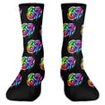 thumbnail image 4 of Bas Roses 67 Chaussettes 6 7 Chaussettes Fantaisie Six Sept pour Garçons Filles Hommes Femmes, 4 of 5
