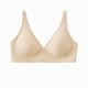 thumbnail image 2 of Sujetador sin costuras con gel de gelatina para mujer, sin aros de acero, escote en V profundo, fino, cómodo, con fruncido en el pecho, ajustable y con senos colapsados, 2 of 2