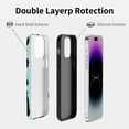 thumbnail image 2 of Compatible with iPhone 12 Pro Max Case, Cute Animal Hybrid Cover for Girls Women Protective Cow Print Design Phone Cases, Anti-Scratch Shockproof Camera Protective Cover for iPhone 12 Pro Max, Blue, 2 of 8