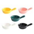 thumbnail image 1 of 5 Pcs Ceramic Seasoning Bowls Durable Dipping Bowls Exquisite Seasoning Dishes, 1 of 8